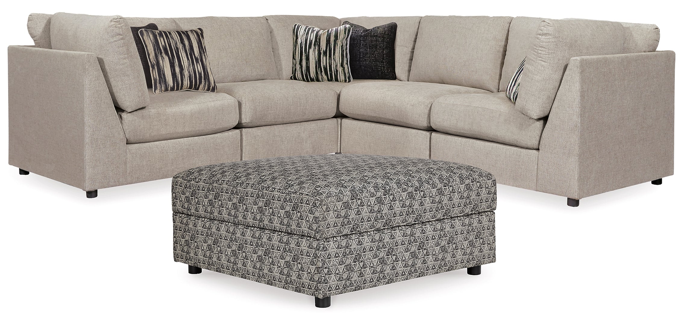 Kellway 6-Piece Sectional with Ottoman