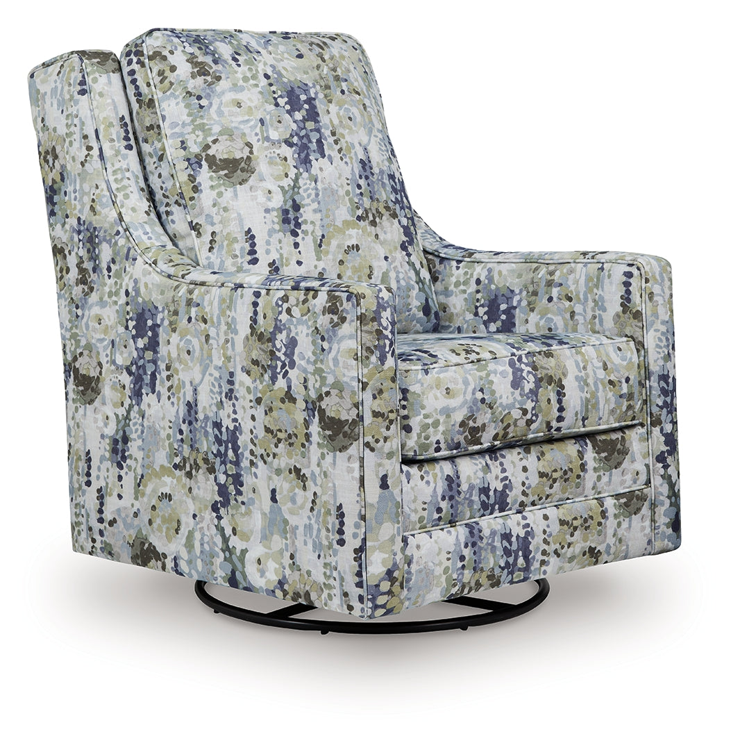 Dustinford Swivel Glider Accent Chair