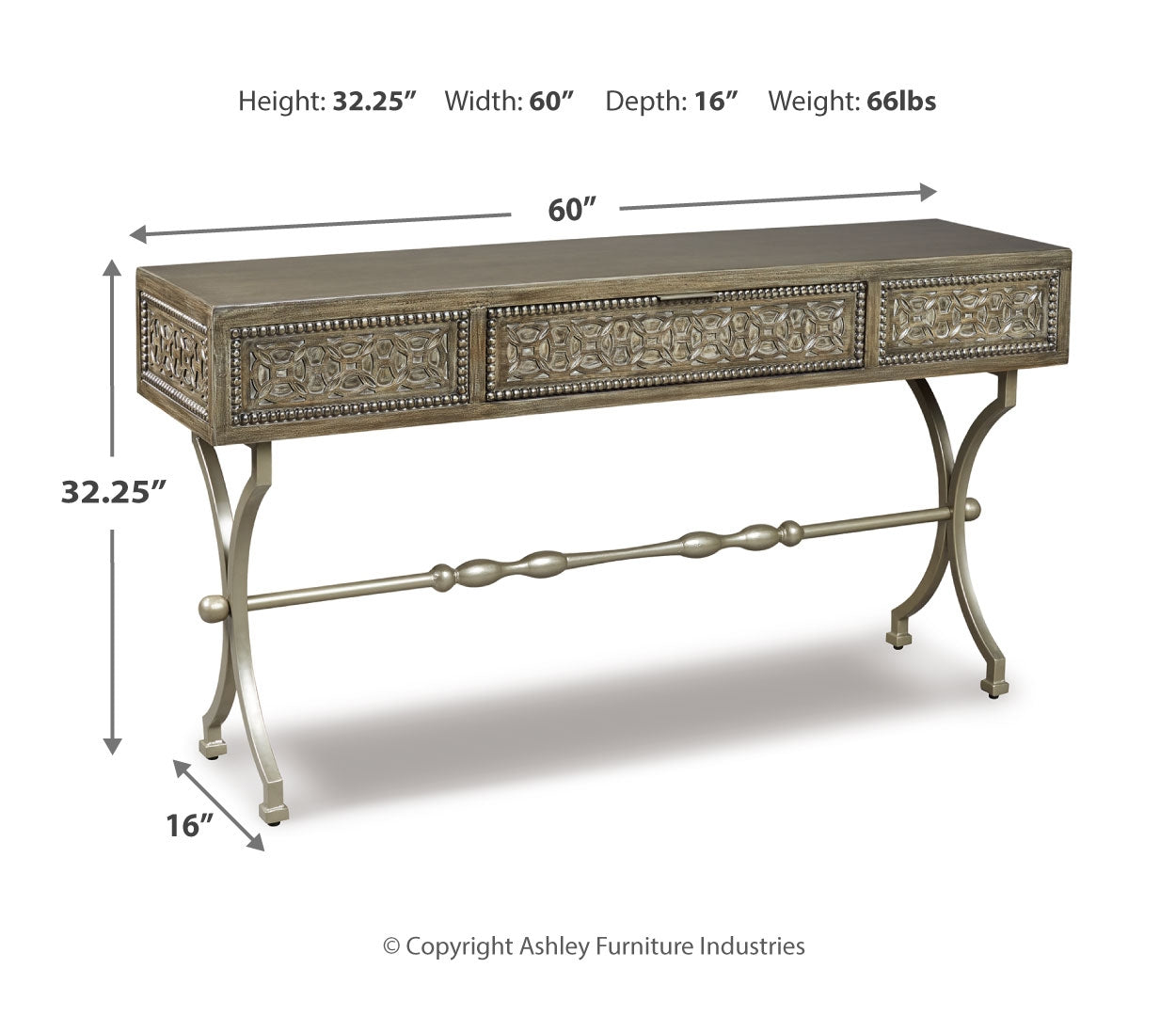 Quinnland Console Sofa Table