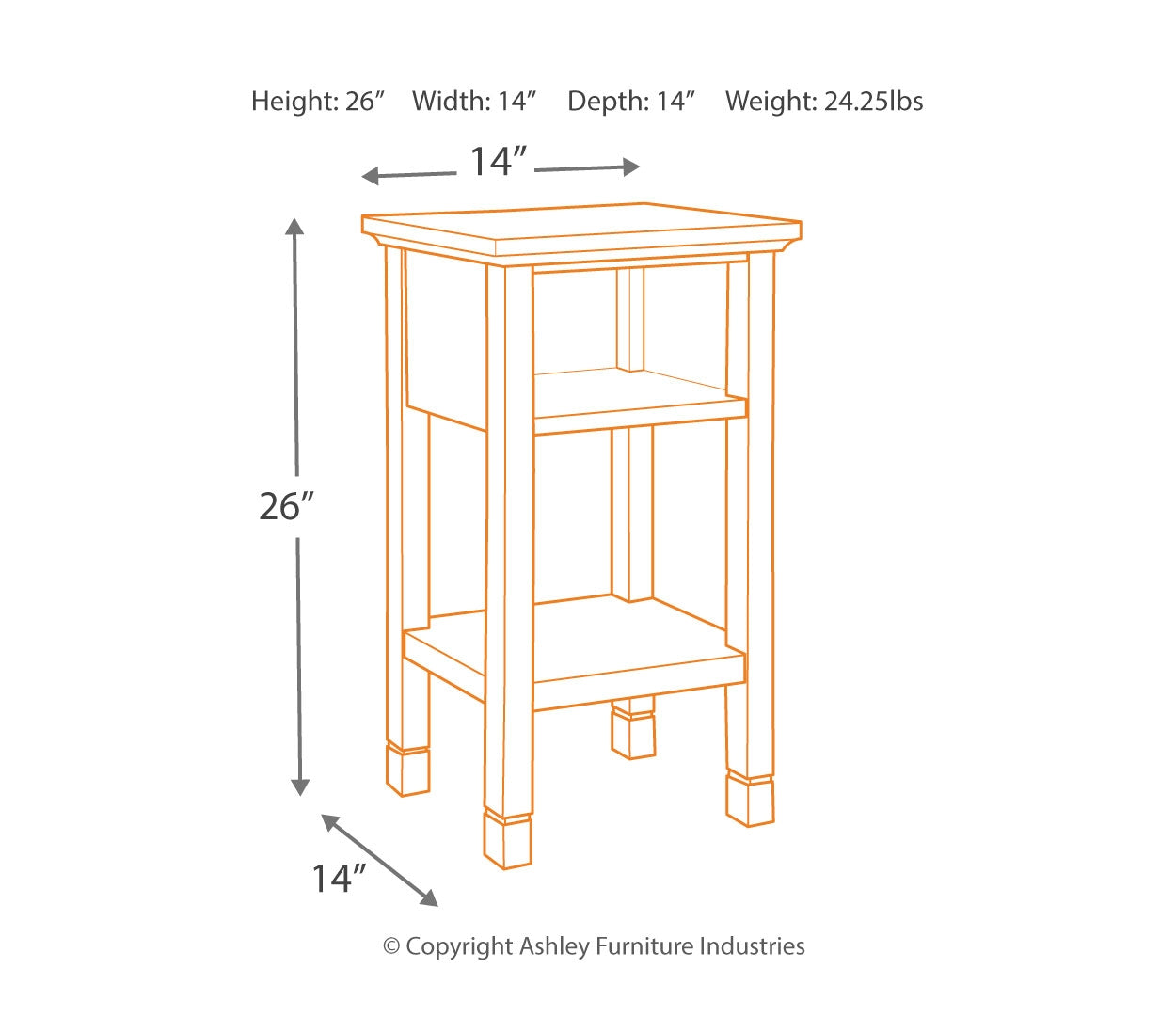 Marnville Accent Table