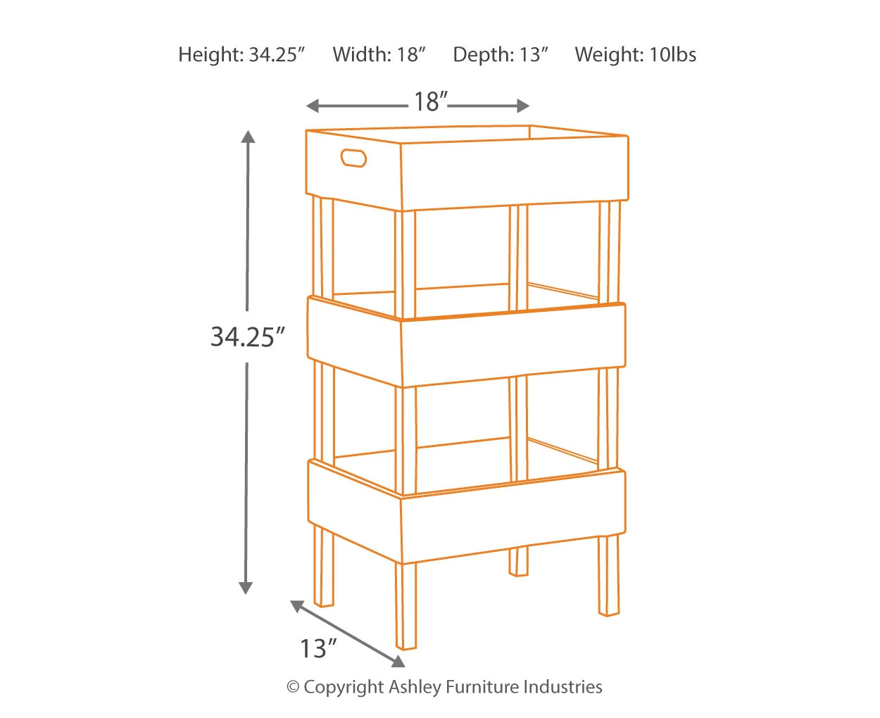 Yulton Storage Shelf
