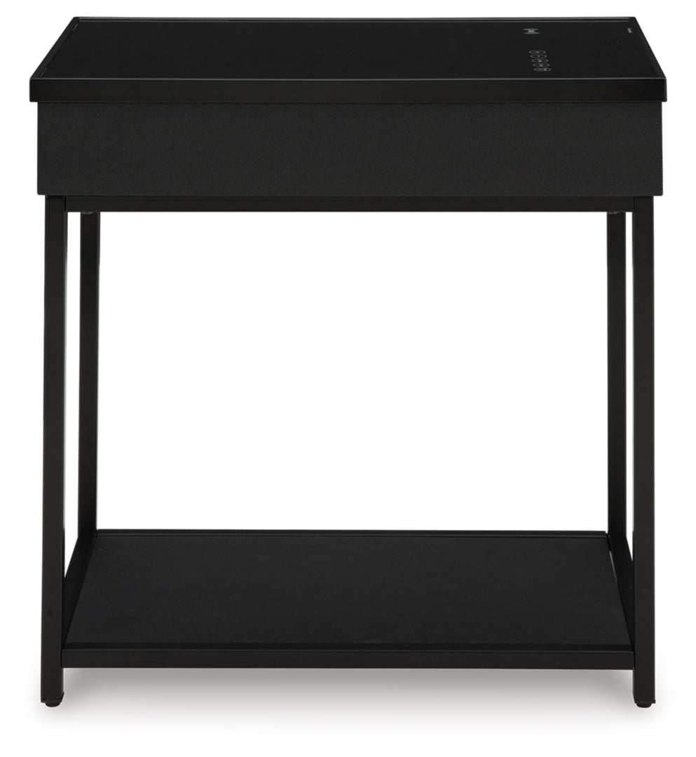 Gemmet Accent Table with Speaker