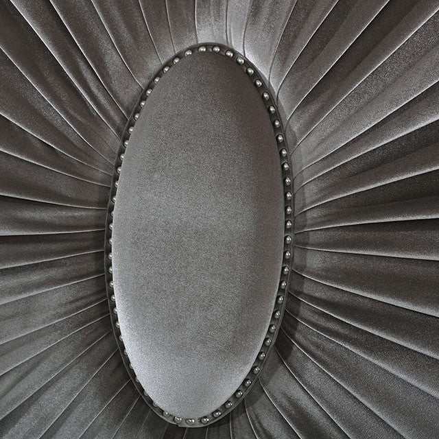 Aalok Silver/Warm Gray California King Bed