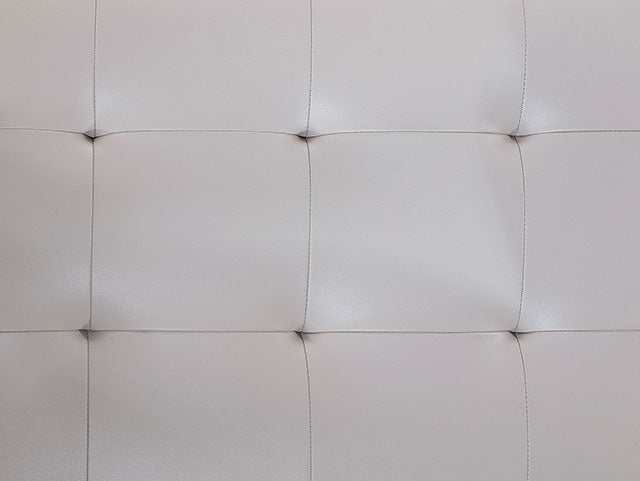 Abberton Beige Leatherette Power Loveseat