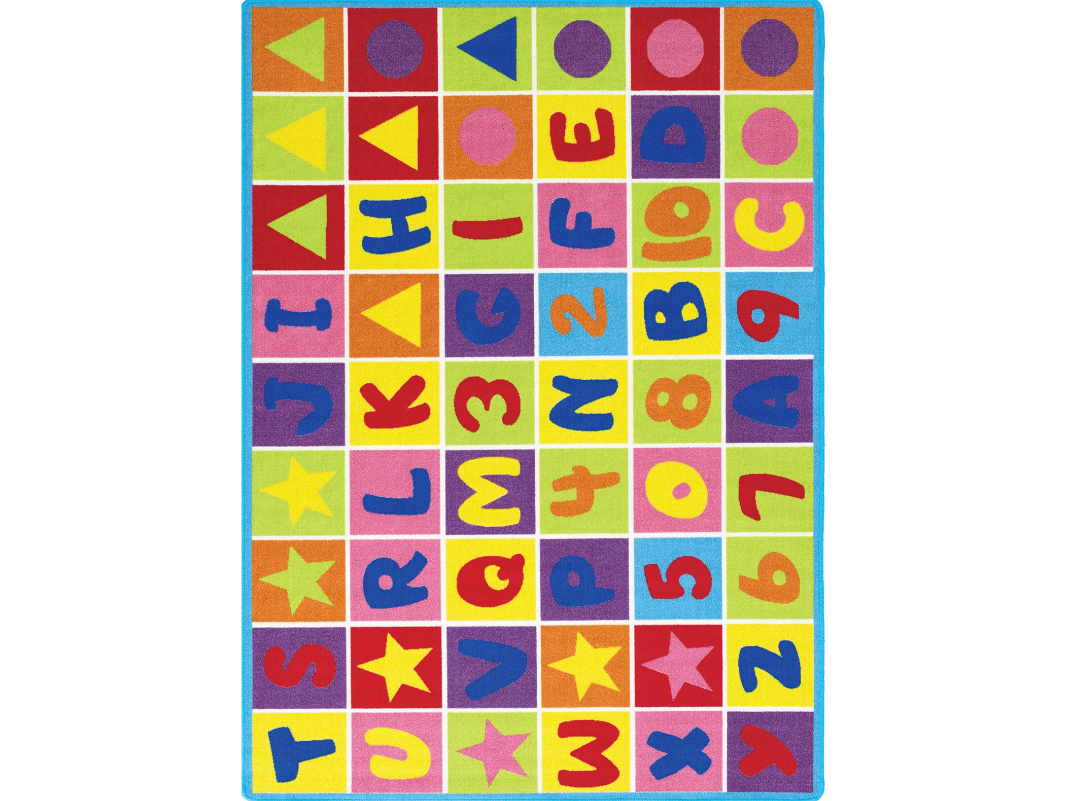 Abbey Alphabet/Multi 5'X7' Area Rug