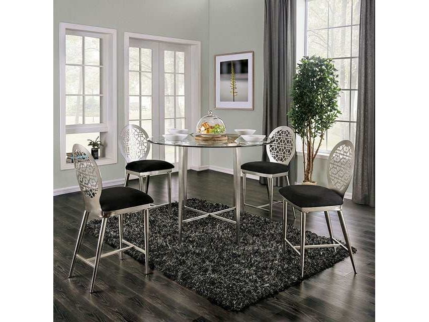 Abner Silver Counter Height Table