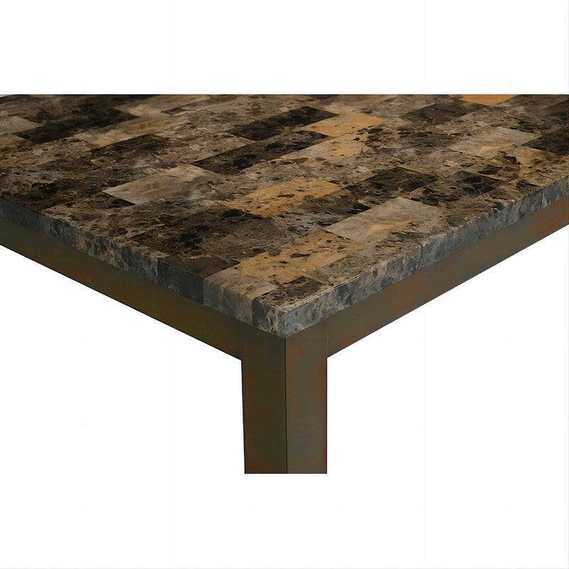 Adia Brown 7 Pc. Dinning Table Set