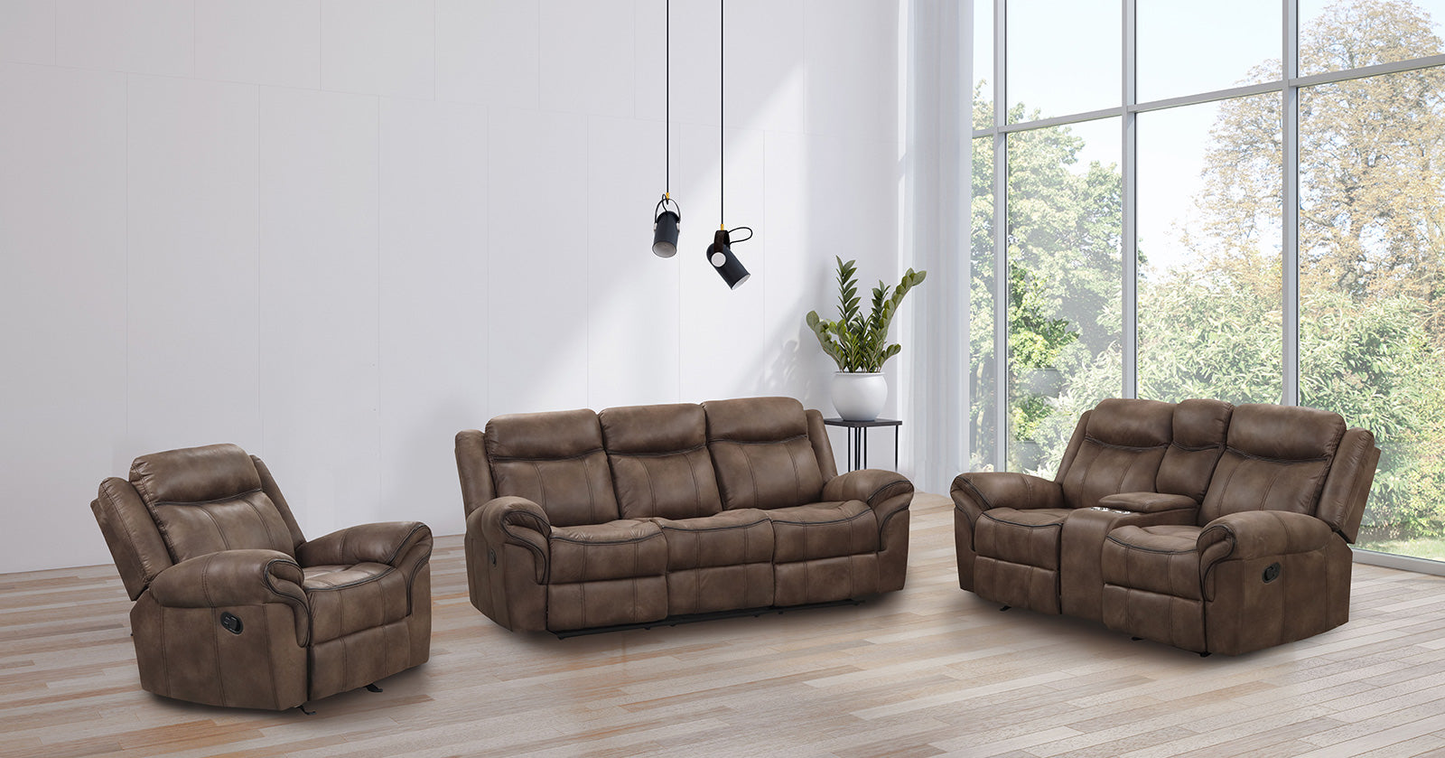 Agata Brown Sofa