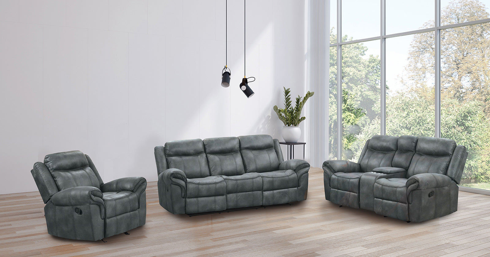Agata Dark Gray Sofa