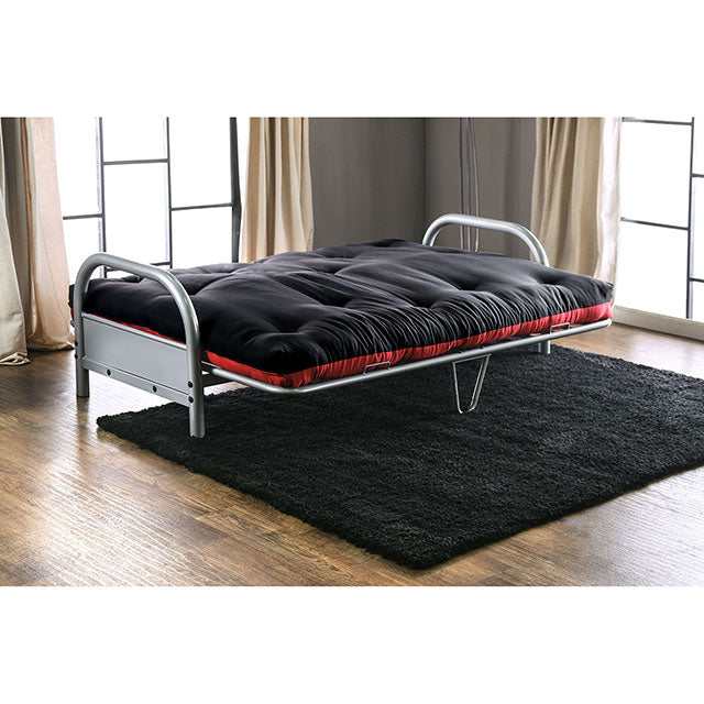 Aksel Black/Red Futon Mattress