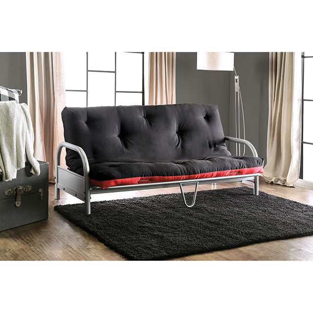 Aksel Black/Red Futon Mattress