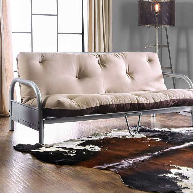 Aksel Khaki/Brown Futon Mattress
