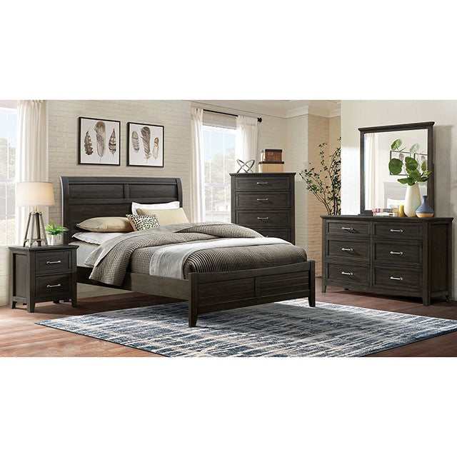 Alaina Walnut California King Bed