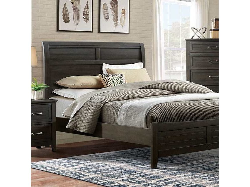 Alaina Walnut Eastern King Bed