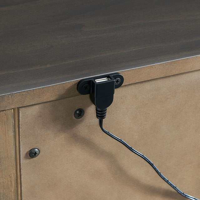 Alaina Walnut Eastern King Bed