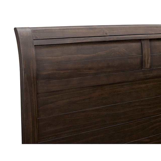 Alaina Walnut Eastern King Bed