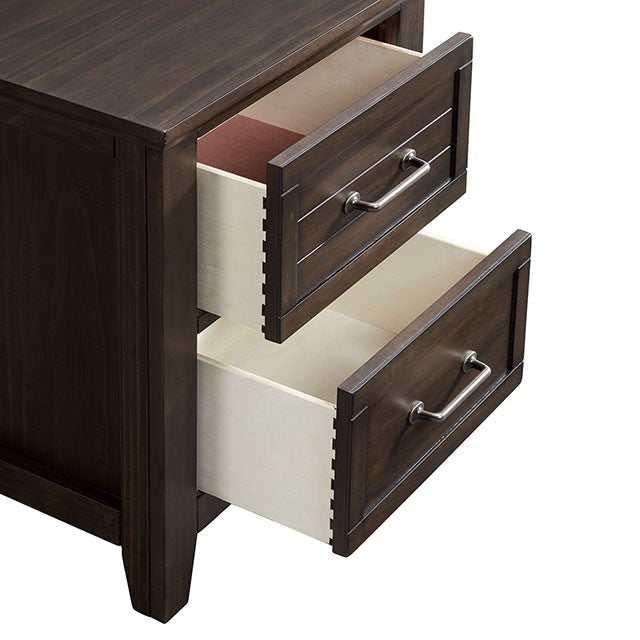Alaina Walnut Eastern King Bed
