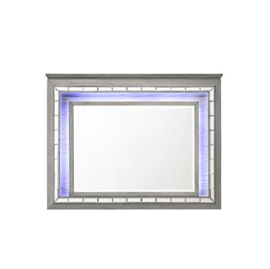 Alanis Gray Mirror w/ LED Light