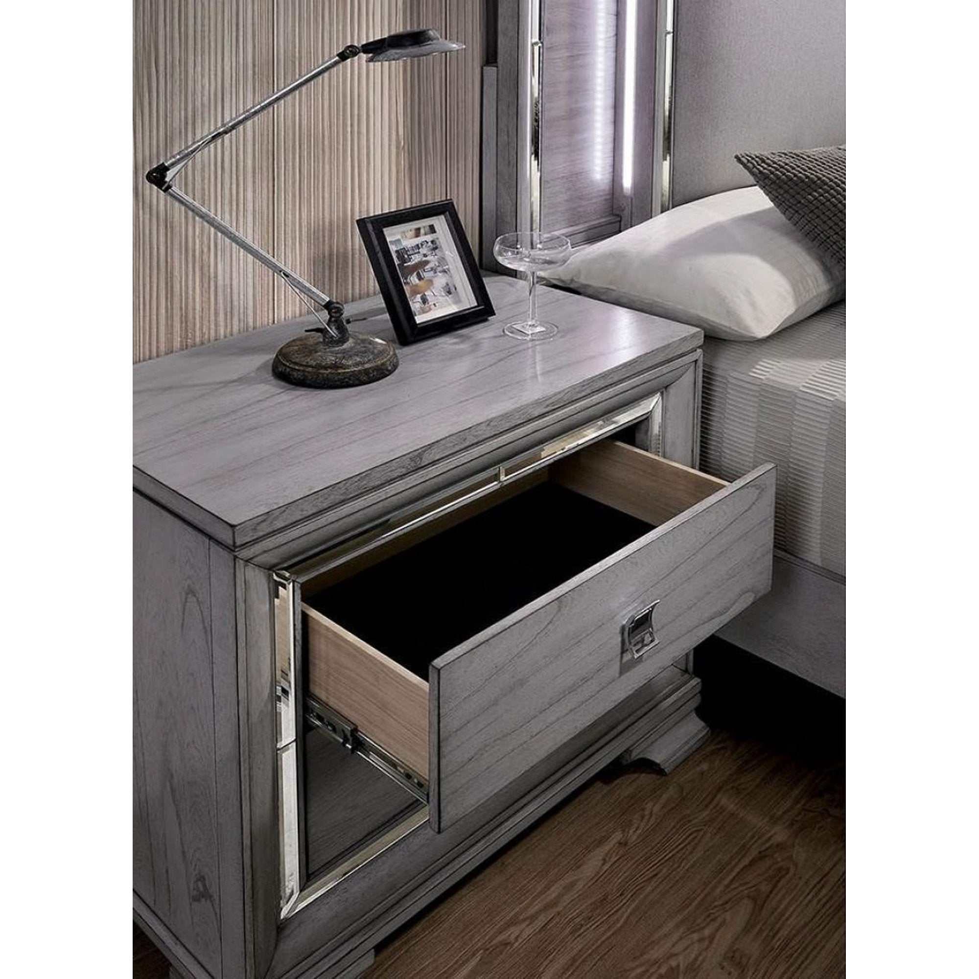 Alanis Gray Nightstand
