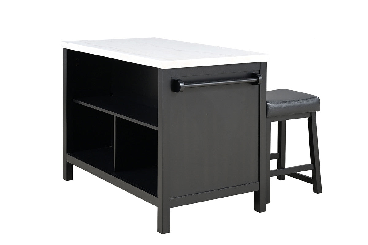 Albergo Black 3 Pc. Bar Table Set