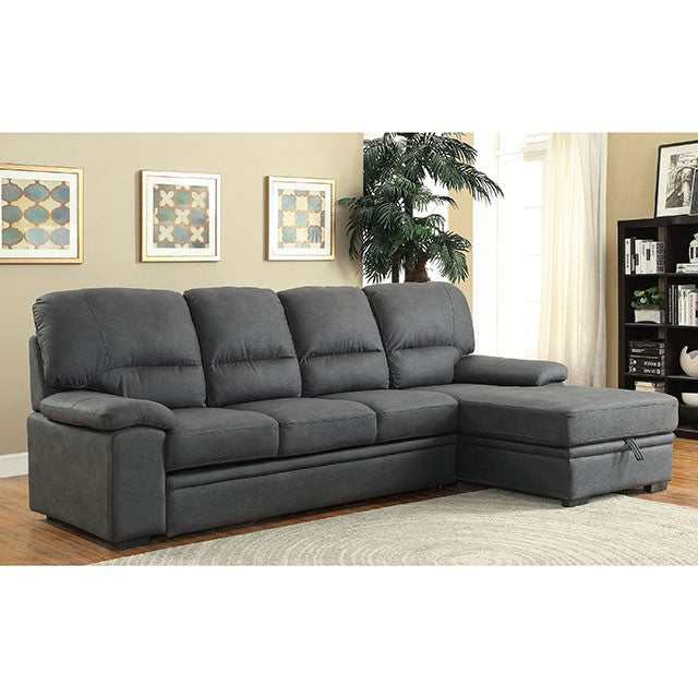 Alcester Graphite Sectional w/ Sleeper