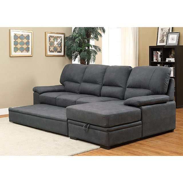 Alcester Graphite Sectional w/ Sleeper