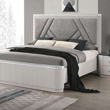 Aldgate Light Gray Queen 5 Piece Bedroom Set w/Chest