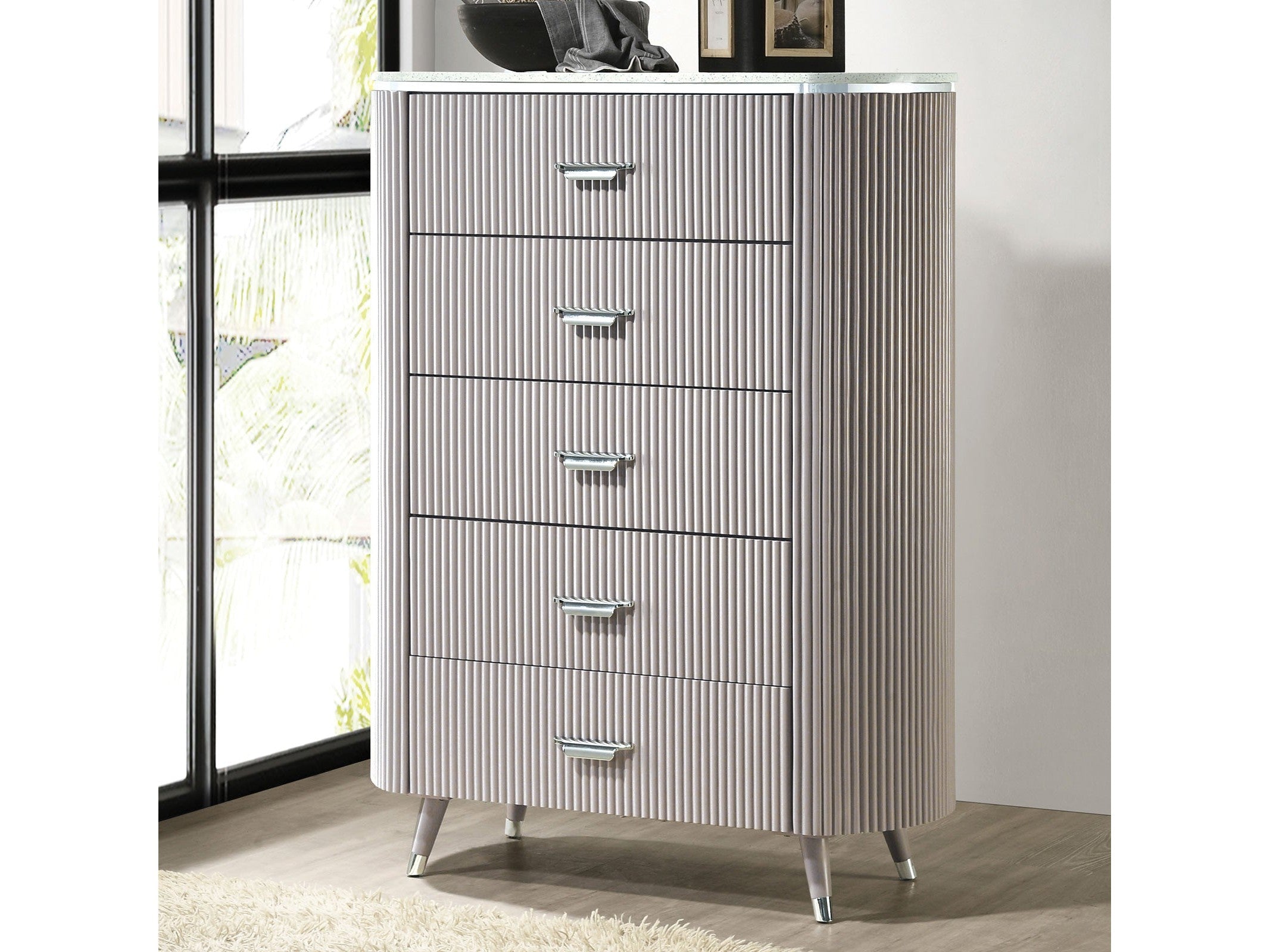 Aldridge Light Gray Chest