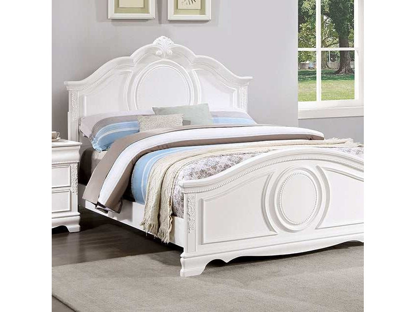 Alecia White Twin Bed