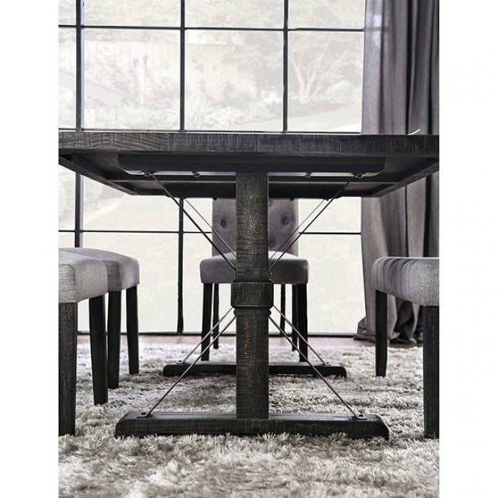 Alfred Antique Black Dining Table