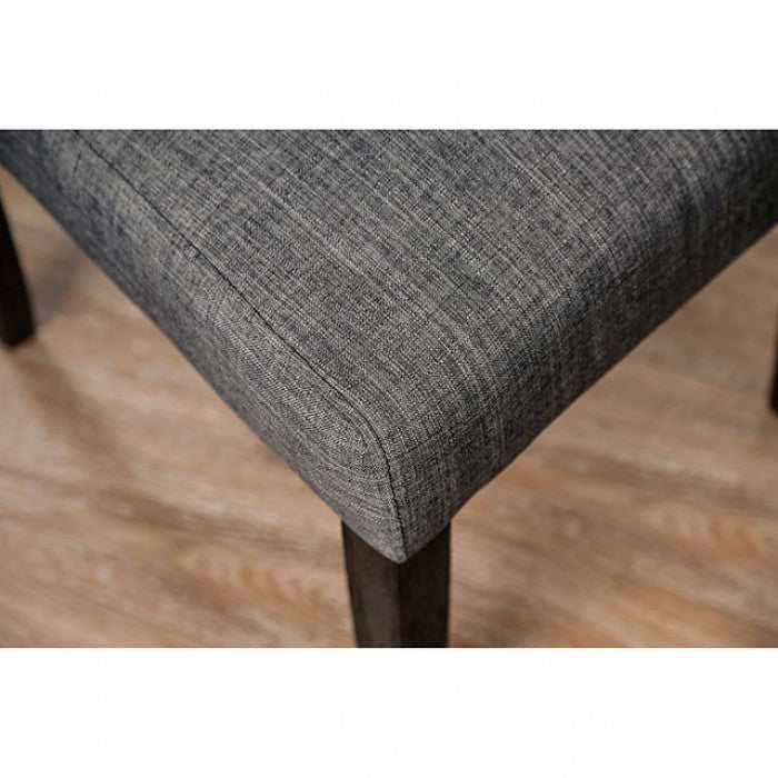 Alfred Antique Black & Gray Side Chair (Set of 2)