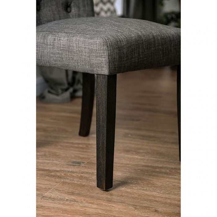 Alfred Antique Black & Gray Side Chair (Set of 2)