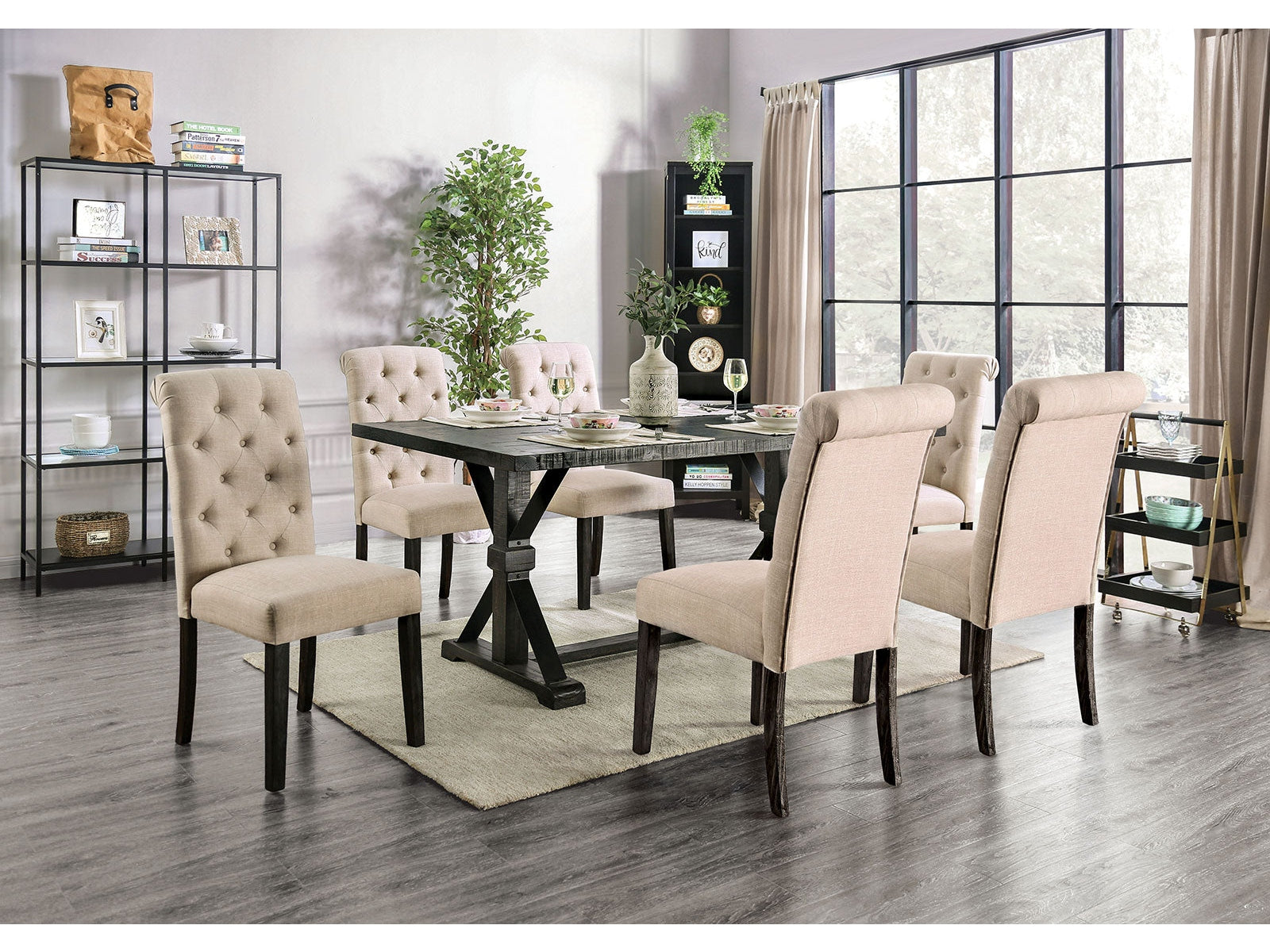 Alfred Ivory 7 Pc. Dining Room Set