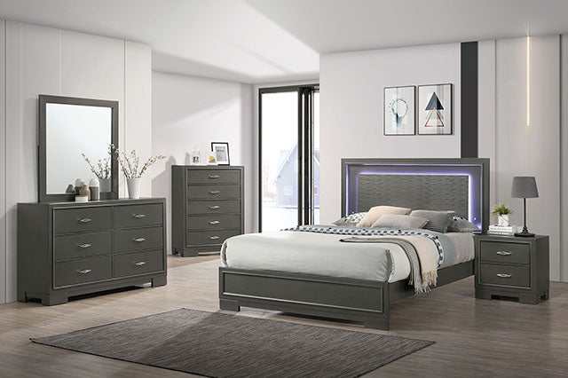 Alison Dark Walnut Mirror