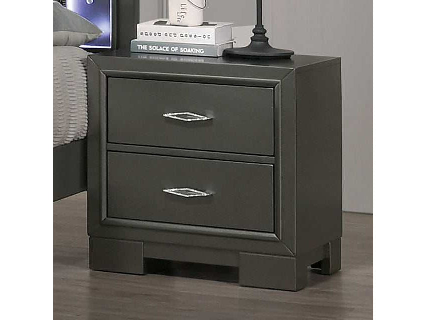 Alison Dark Walnut Nightstand