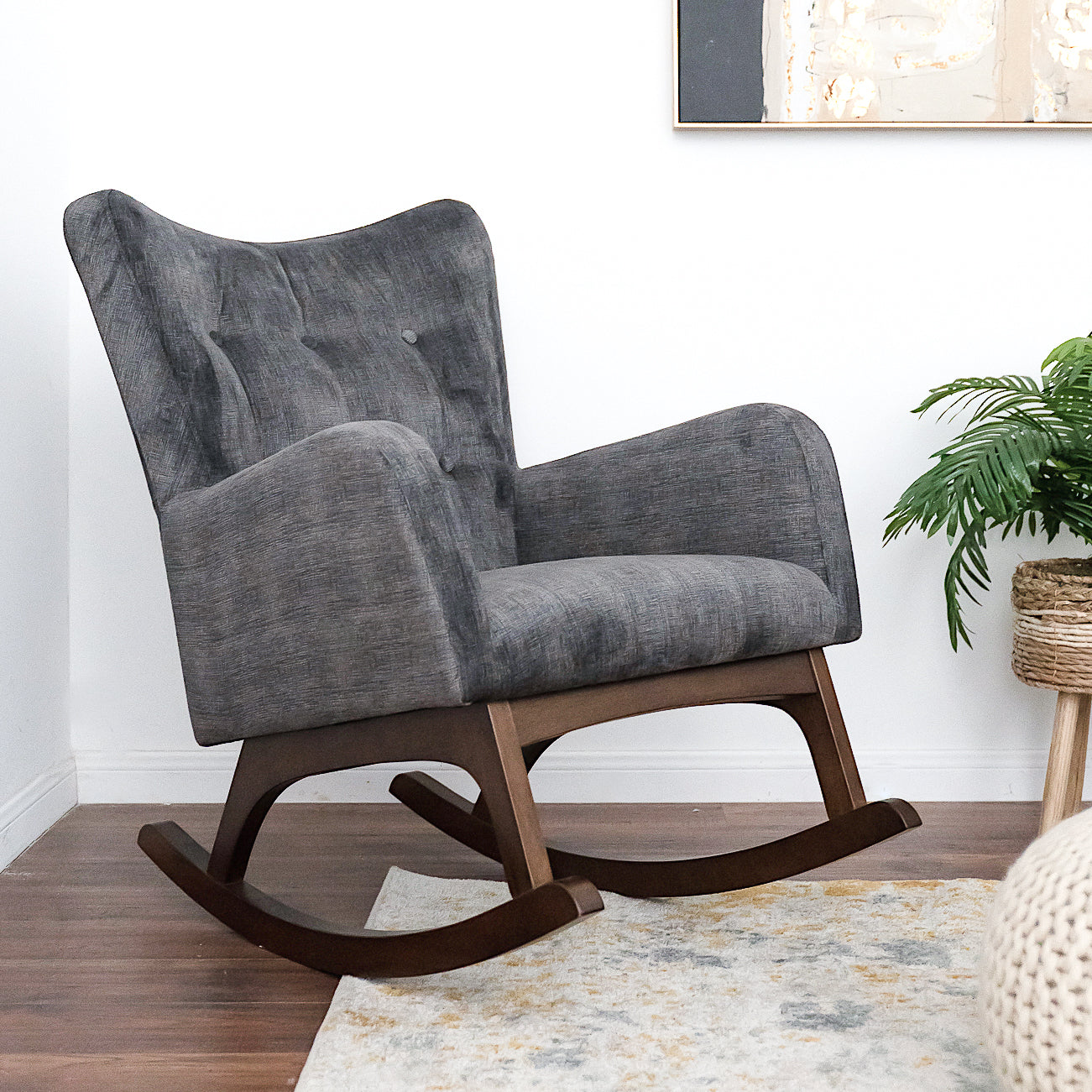 Alistair Solid Wood Rocking Chair