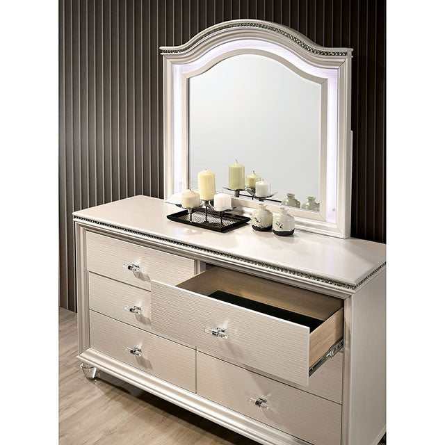 Allie Pearl White Dresser