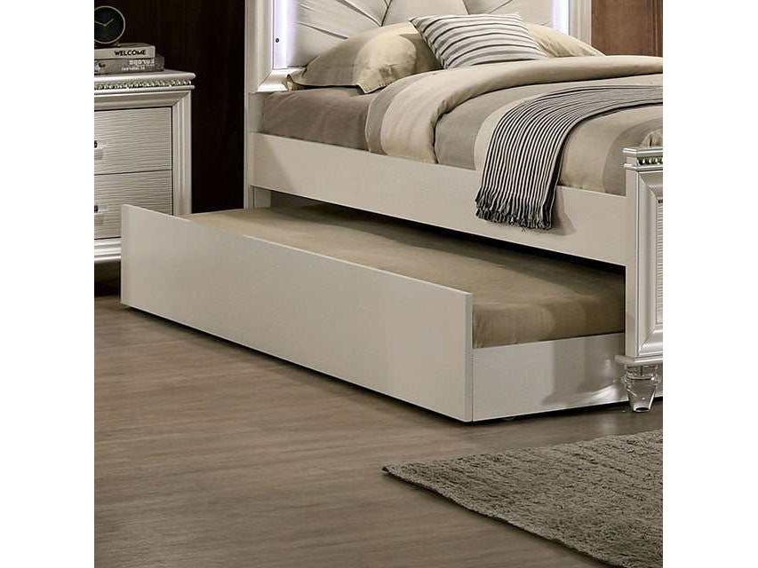 Allie Pearl White Trundle