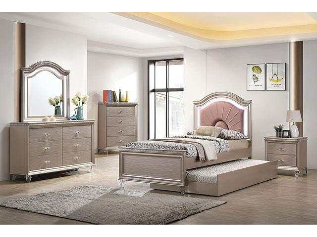 Allie Rose Gold 4 Pc. Twin Bedroom Set