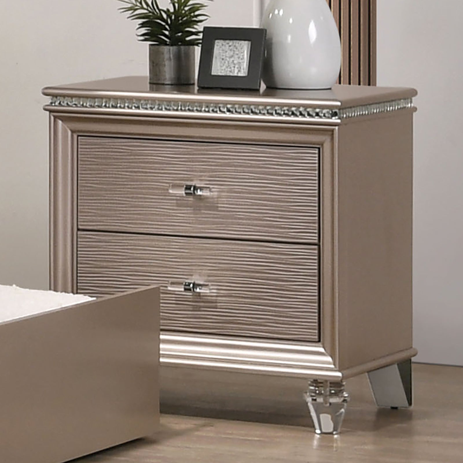 Allie Rose Gold 4 Pc. Twin Bedroom Set