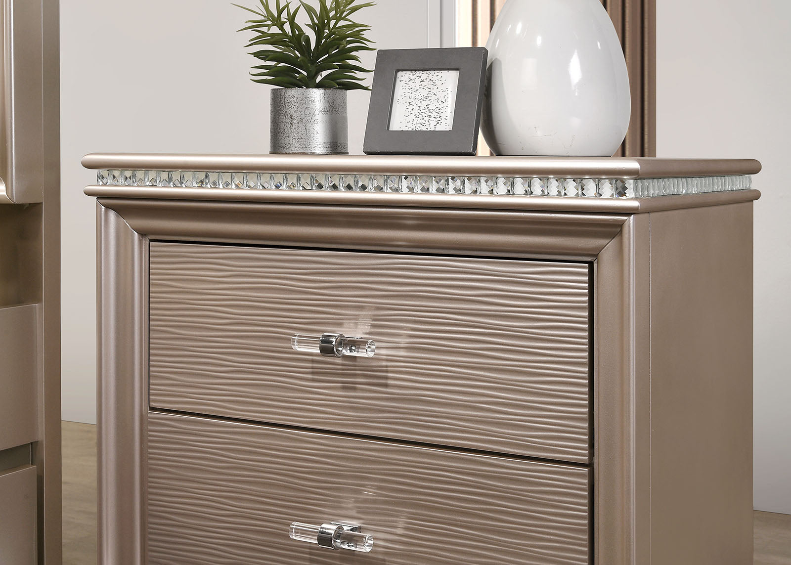 Allie Rose Gold 4 Pc. Twin Bedroom Set