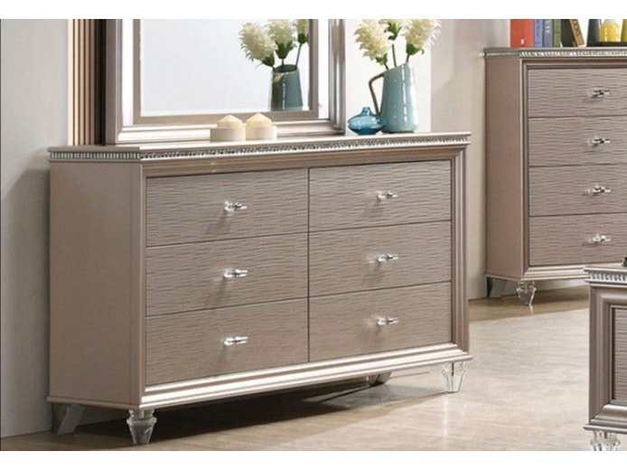 Allie Rose Gold Dresser