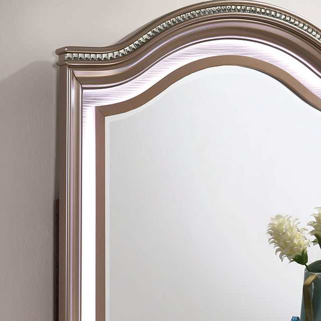 Allie Rose Gold Twin Bed