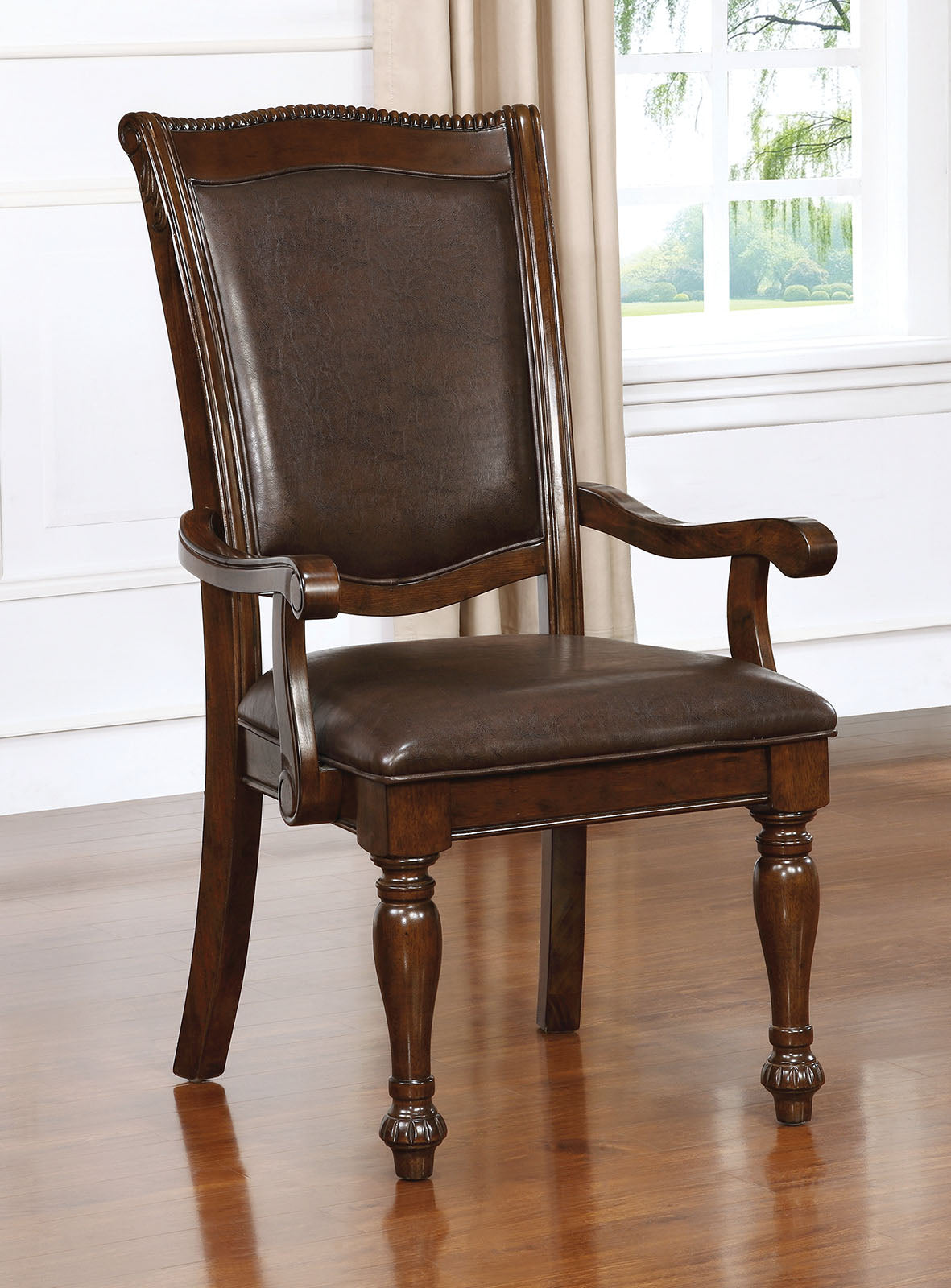 Alpena Brown Cherry 7 Pc. Dining Room Set