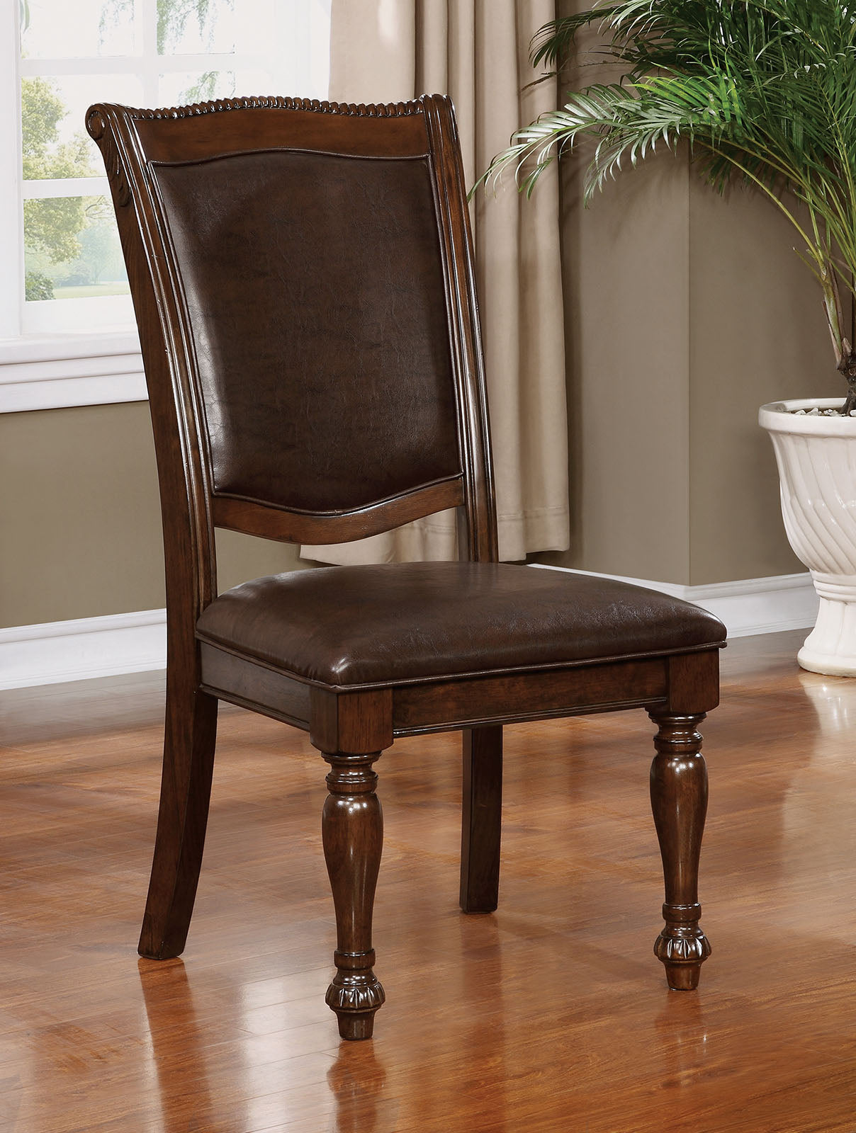 Alpena Brown Cherry 7 Pc. Dining Room Set