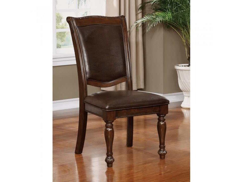Alpena Brown Cherry & Espresso Side Chair (Set of 2)