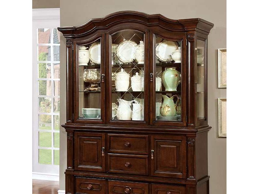 Alpena Brown Cherry Hutch & Buffet