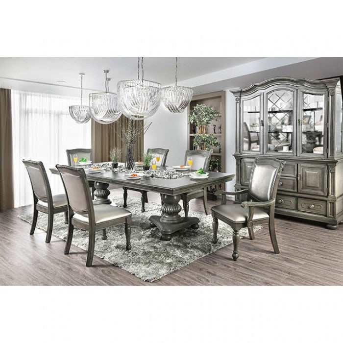 Alpena Gray/Silver Side Chair (Set of 2)
