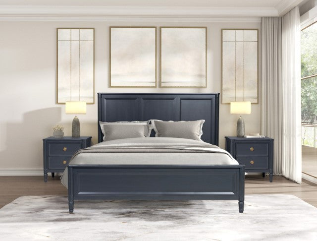 Altamira Malta Blue Eastern King Bed