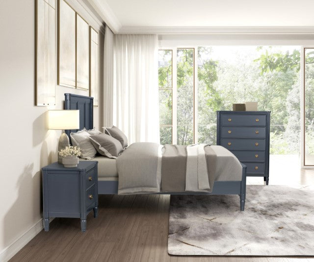 Altamira Malta Blue Nightstand